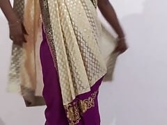 Saree masterbate