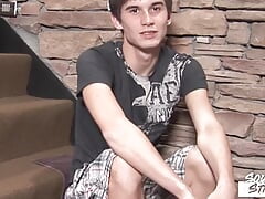 SOUTHERNSTROKES Pale Twink Skyler T Jerks Off Solo His Cock