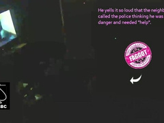 Exposure whore lets the neighbors know who he REALLY is