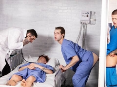 Super-taboo hospital sex with Benjamin Blue and Clark Delgaty