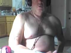 grandpa stroke on webcam