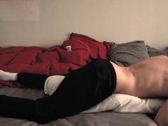 Gay bubble butt, panty cum, big butt boy
