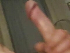 Big uncut cock Quick cum on self