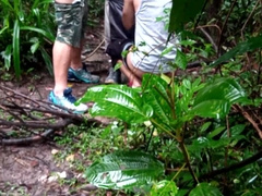 masculines having an intercourse in the woods