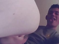 British Chav roughly fucks in the mouth