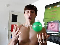 Balloon Fetish - Logan Blowing Balloons Part2 Video1