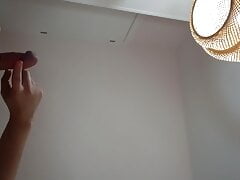 Fingering his cock with thoughts of deep blowjob from my cousin  #12