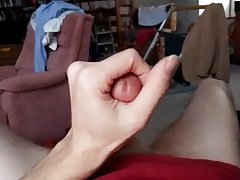 Slow motion pov big cock cums