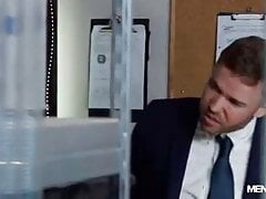 Derek Bolt shows Gabriel Cross the office ropes