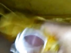 Gold Satin Cum