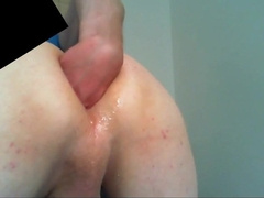 Watch me get my tight ass fisted open & oiled up for a steamy homemade fuck session