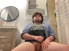 Desperate 18 Year Old Nerd Cums Everywhere