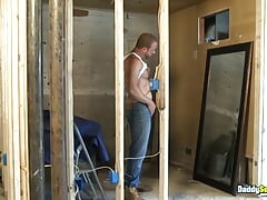 Horny Hunk Watches Himself In The Mirror As He Wanks Alone