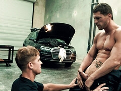 Manly men doing manly things... inside that ass