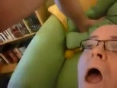 Cum eating man
