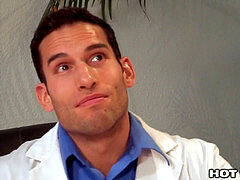 HotHouse Latino Nurse porks Hunky medic