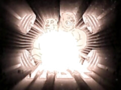 Two policemen find an abandoned building for their dirty sex