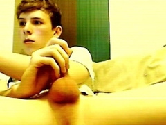 Big Dick Twink Masturbates on Webcam