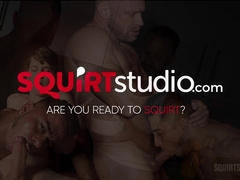 Sumner Blayne licks whipped cream off Bruce Jones delicious cock