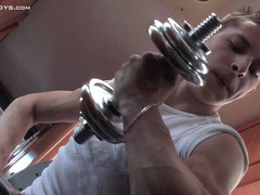 Petr Borek solo action with workouts and teasing
