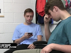 Young Perps - Bulky Officer Submits 2 Suspected Perps To A Unwrap Search And Deep Cavity Search
