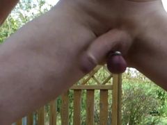 dance cock naked outdoor garden