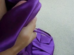 Sam's prom gown gets wrecked in the backyard.