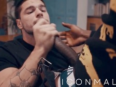 Horny white guy craving big black cocks after getting tired of small milky ones