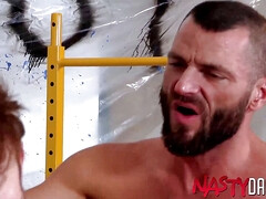 NASTYDADDY - Submissive Drew Dixon raw bred by Jake Morgan