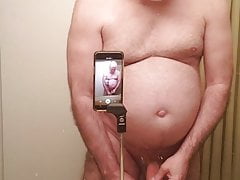 Faggot is drinking its own piss