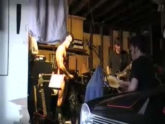 Wanking with music