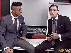MENATPLAY Suited Men Geordie Jackson And Klein Kerr Ass Bang