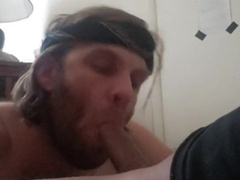 Throating my mate's lollipop