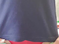 Transparent thong