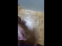 Hairy blind with horniness. Anal masturbation, cock, feet and dildo and a lot of loud moaning.