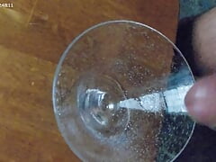 Sperm martini freshly whipped and brewed