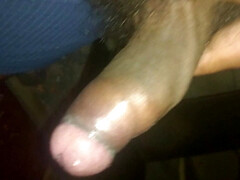 I can't believe he did this! Big black gay big dick amateur BBC cum load PT27