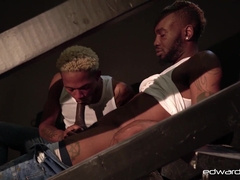 EdwardJames: Phoenix gets spear admiration before pummeling Sliccs taut black anus