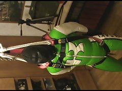Green and white - suspended bikerslave