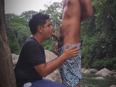 Indian teenage penetrating in the sea with her accomplice